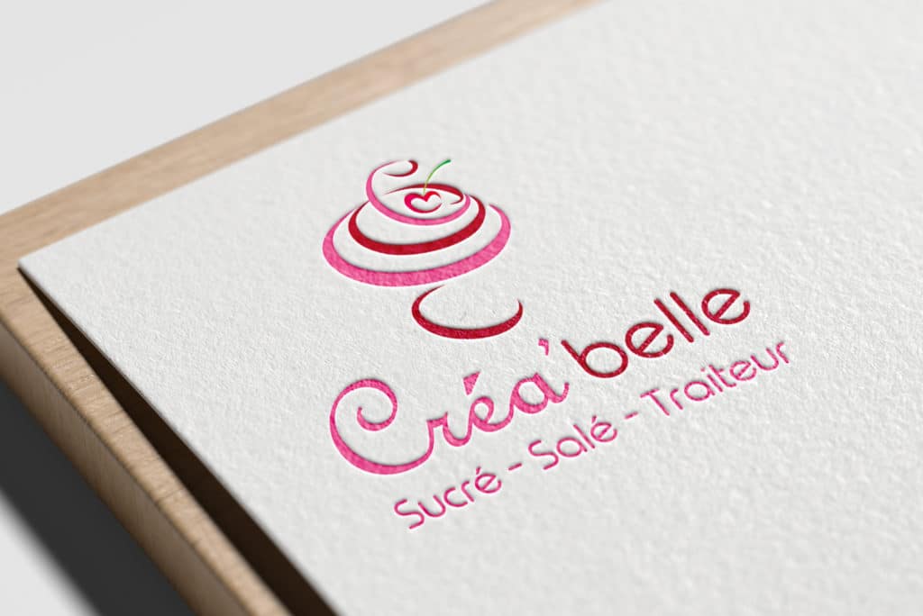 Mockup logo Créabelle